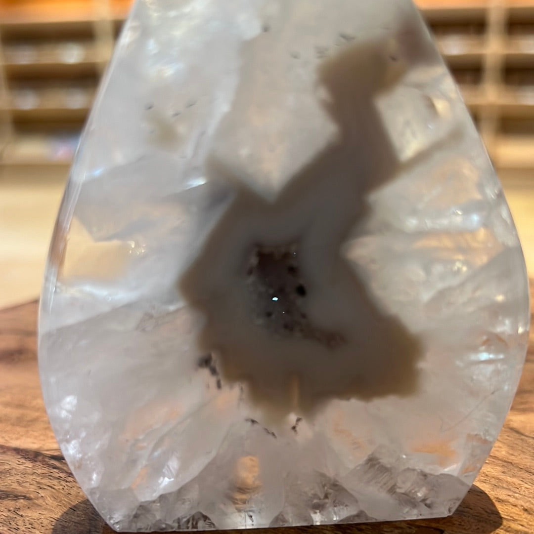 Druzy Agate Flame