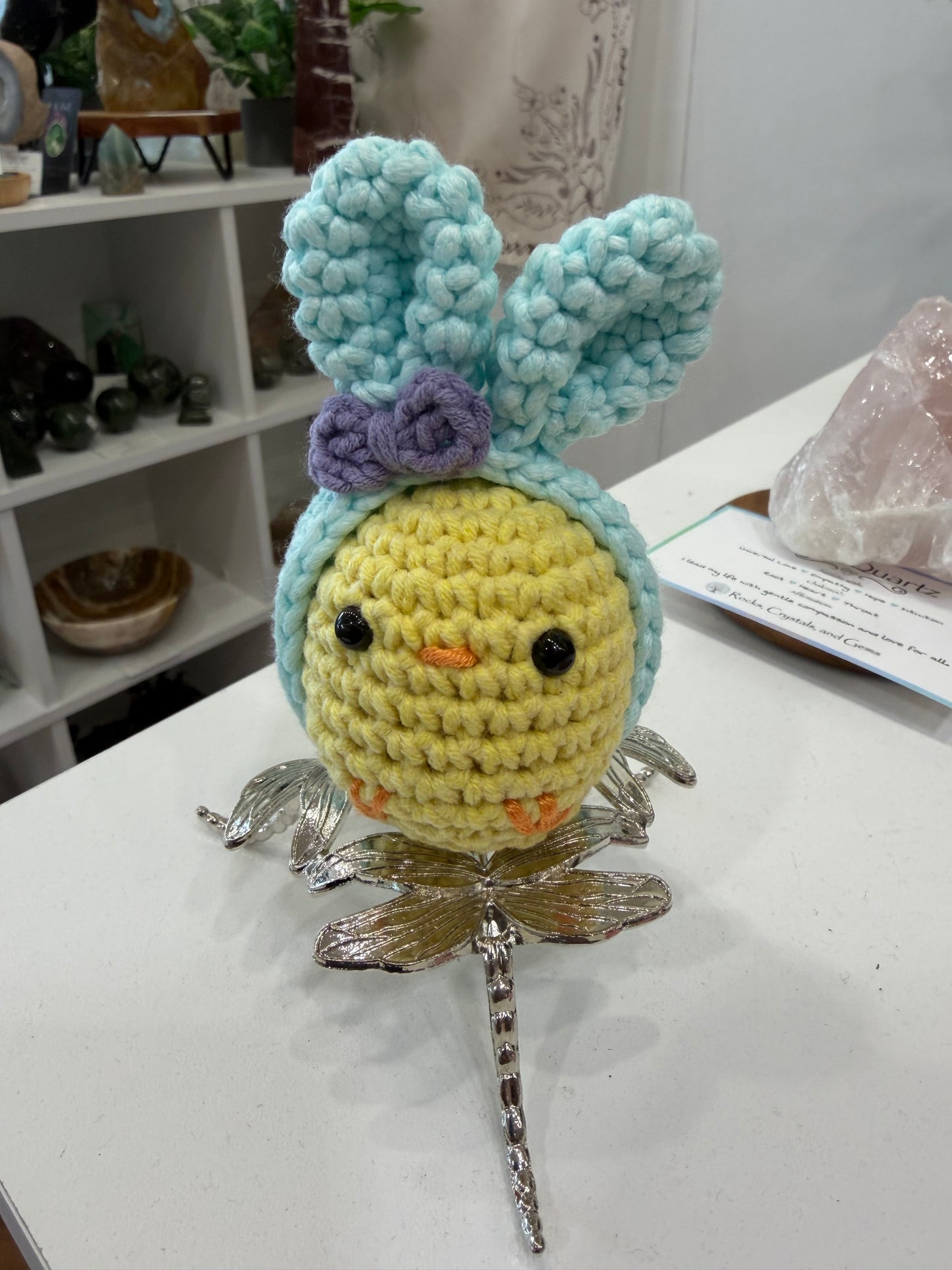 Handmade Crochet Easter Bunny Chicks