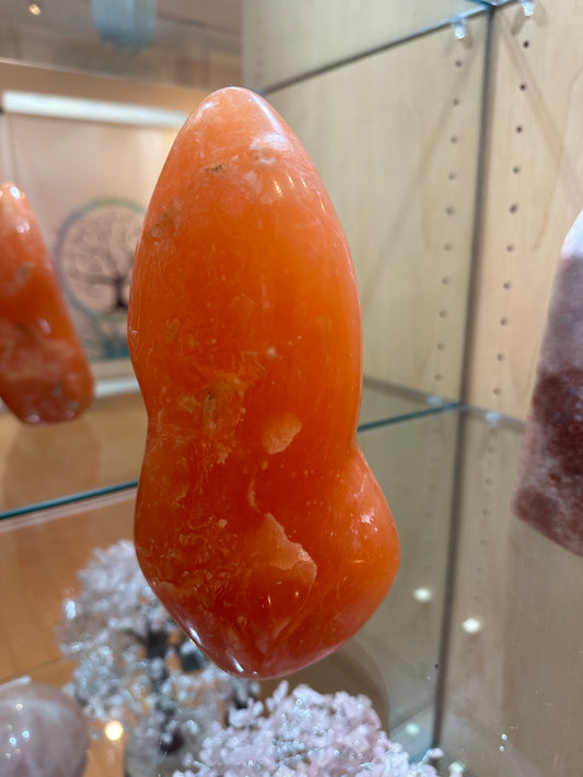 Peach Calcite Free Form