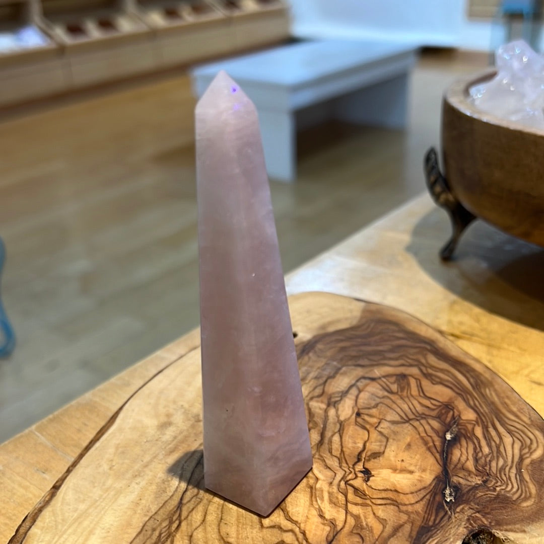 Rose Quartz Obelisk