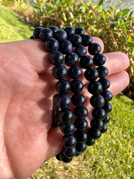 Blue Goldstone Bracelet