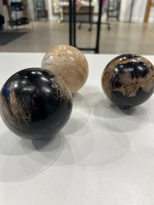 Petrified Wood Sphere