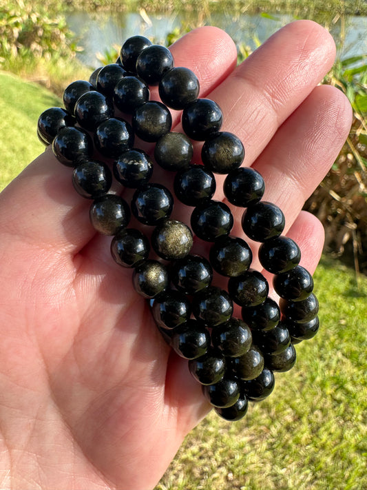 Goldsheen Obsidian Bracelet