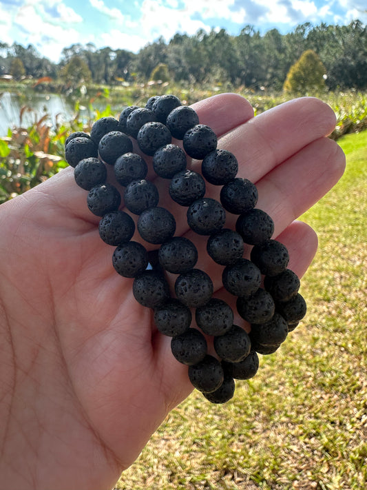 Lava Rock Bracelet