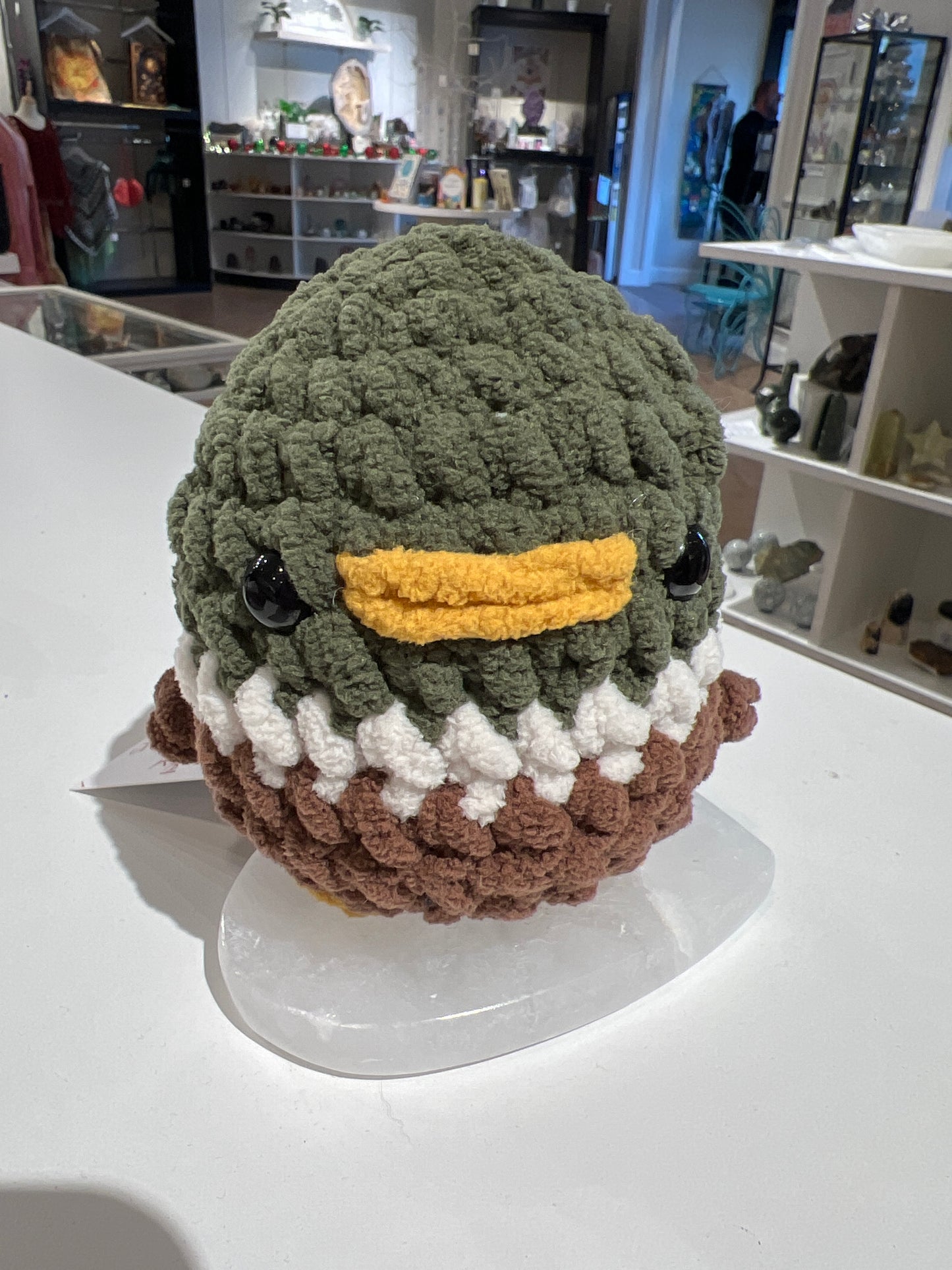 Handmade Crochet Mallard Duck