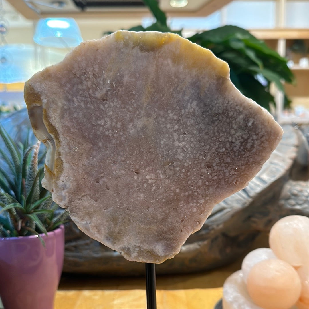 Pink Amethyst on Custom Stand - #27