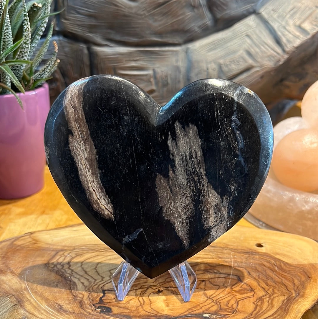 Petrified Wood Heart