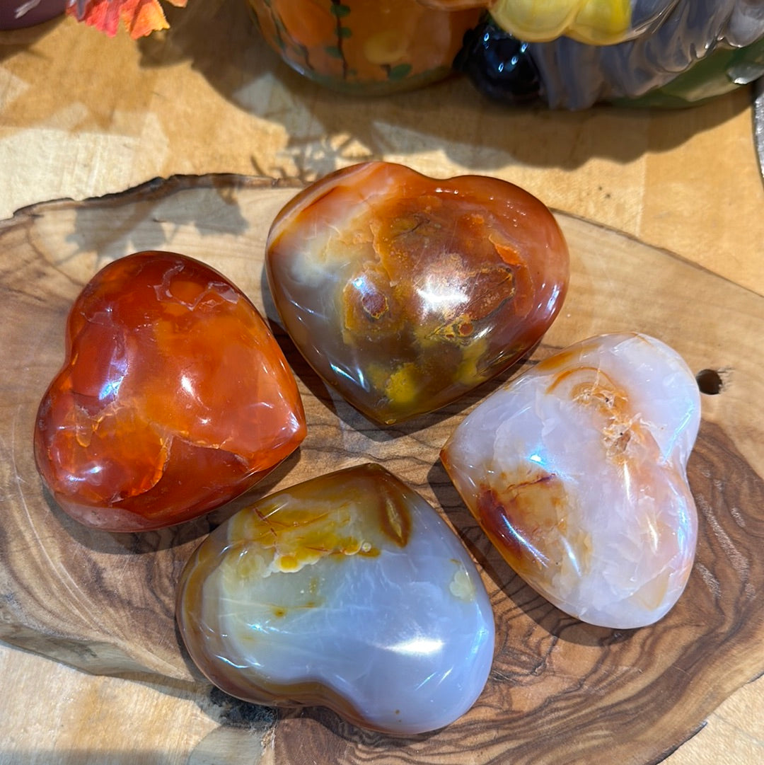 Medium Carnelian Heart