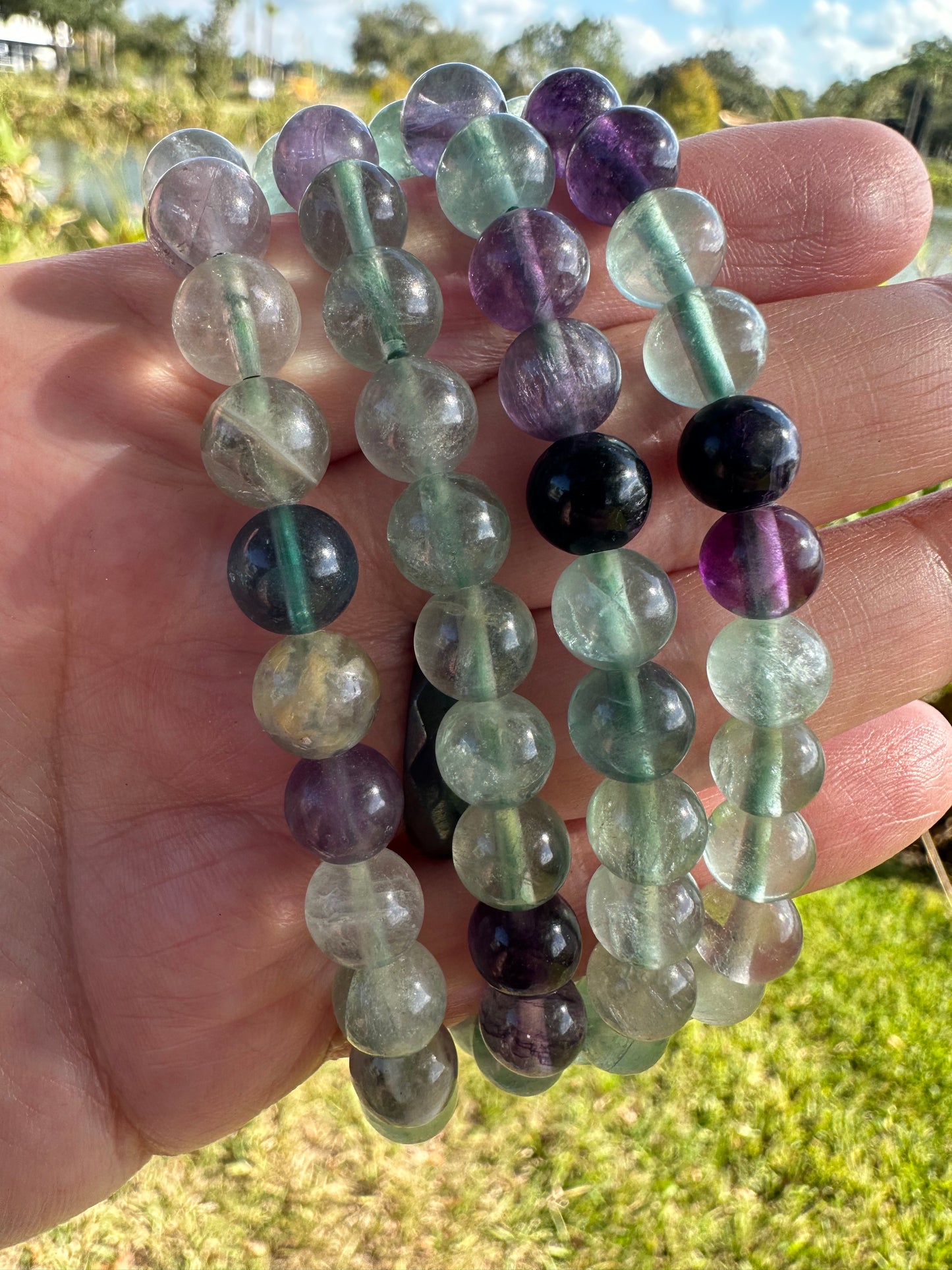 Rainbow Fluorite Bracelet