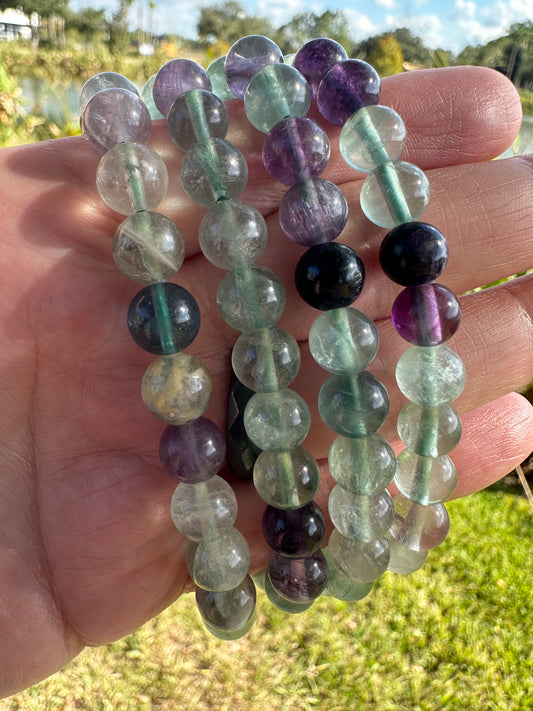 Rainbow Fluorite Bracelet