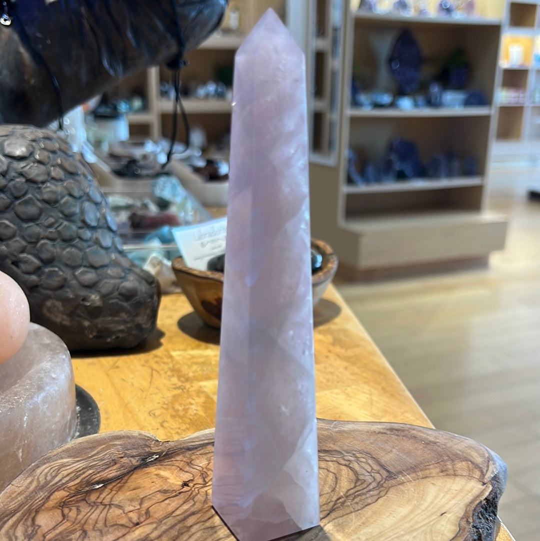 Rose Quartz Obelisk