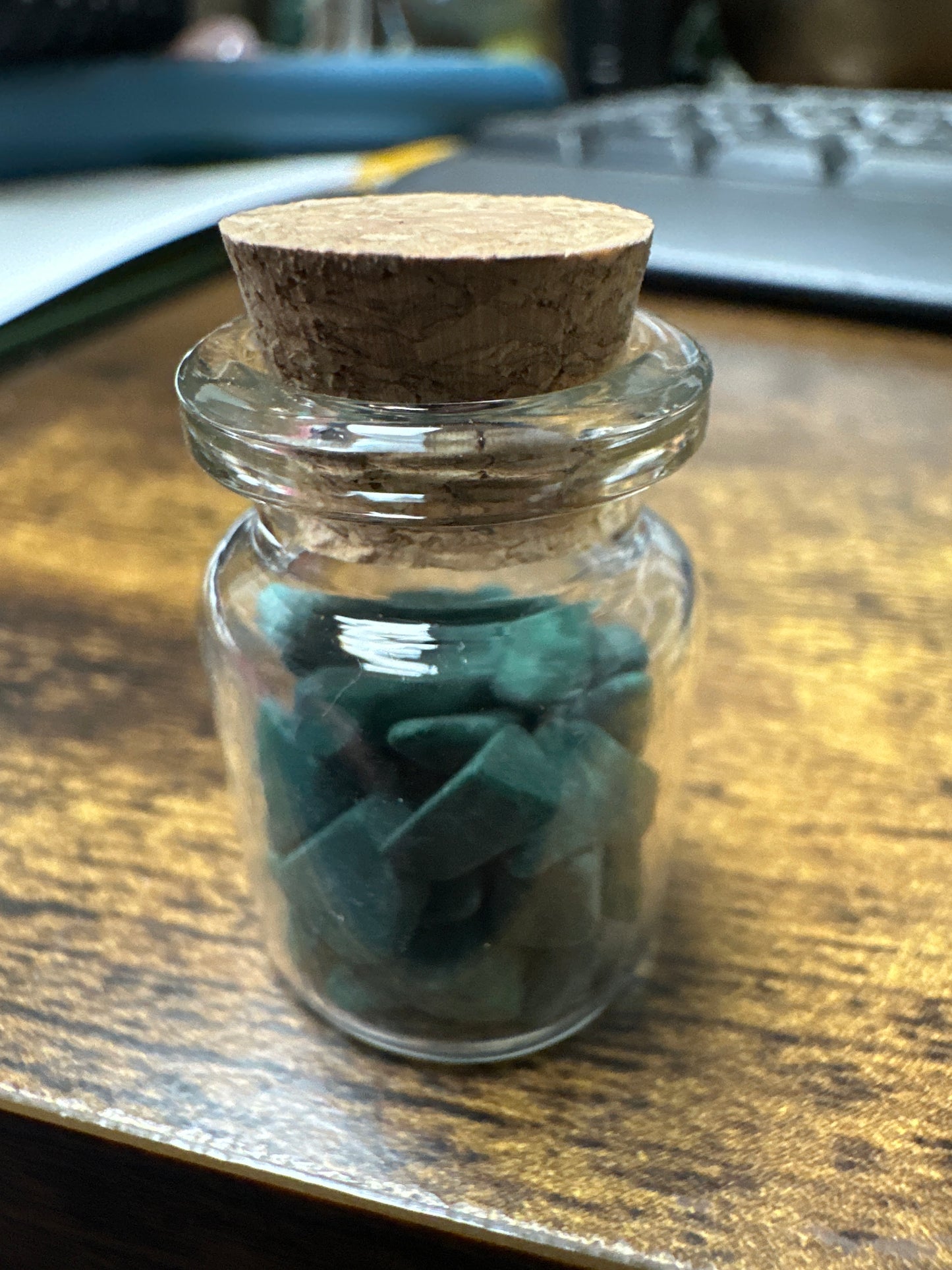 Malachite Crystal Wish Jar