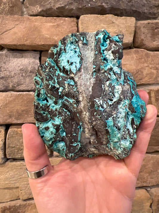 Raw Chrysocolla Display Piece