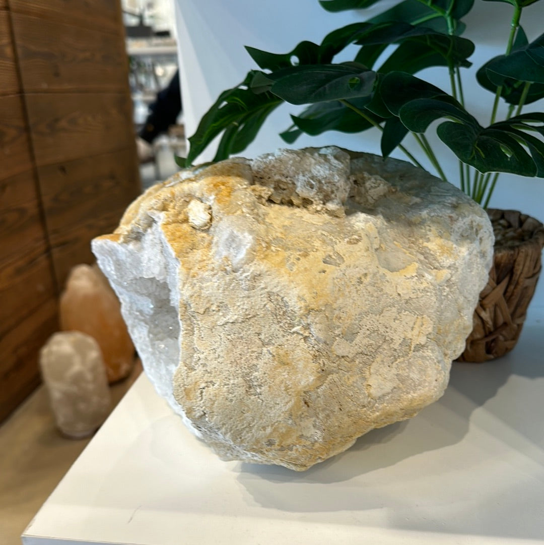 Clear Quartz Geode - Moroccan