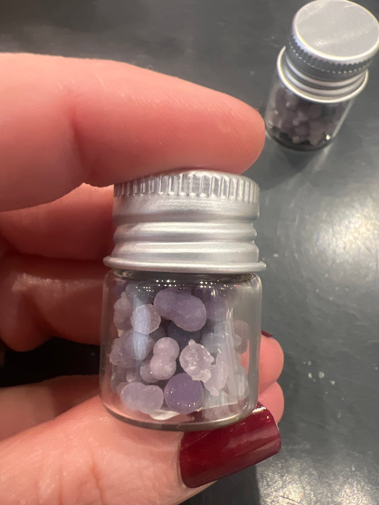 Grape Agate Wish Jar