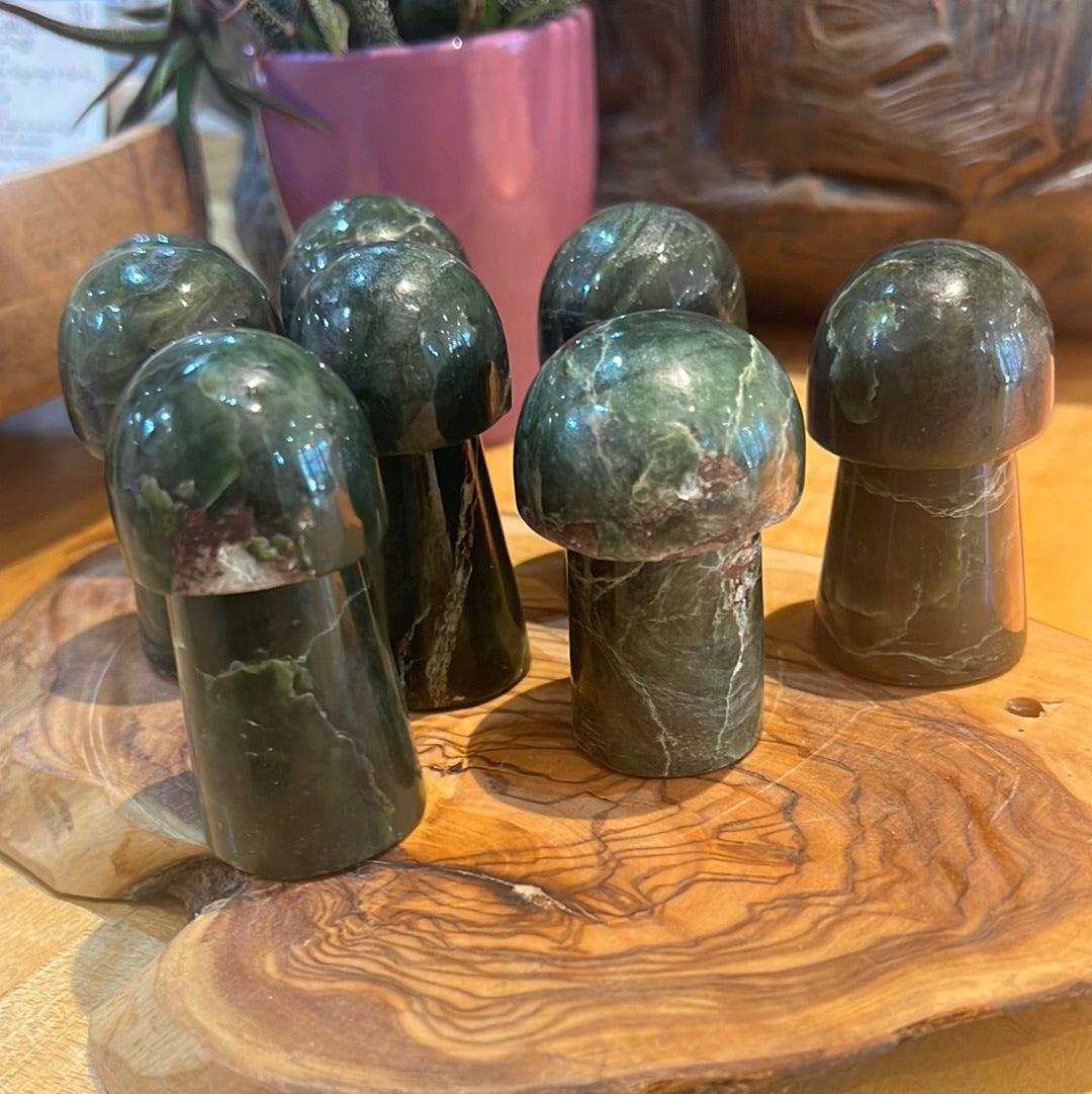 Nephrite Jade Mushroom