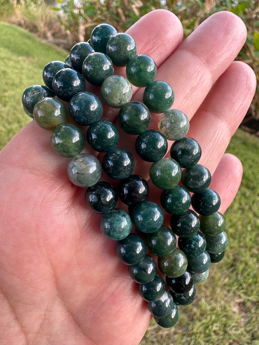 Moss Agate Bracelet