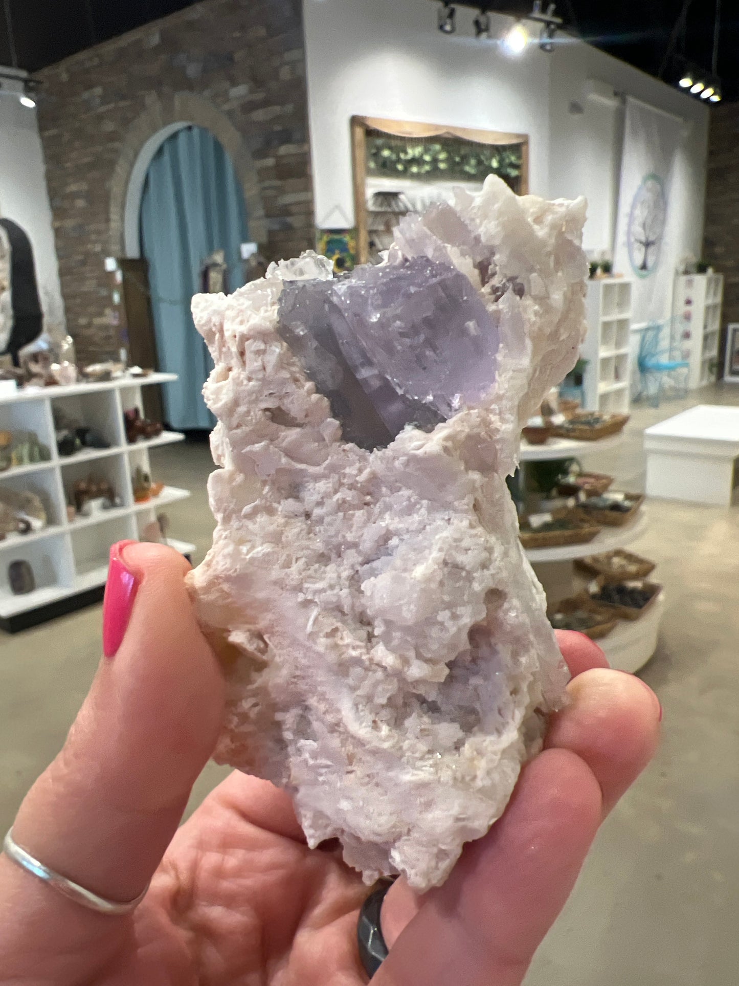 Kunzite Specimen with Cleavelandite, Lepidolite And Calcite