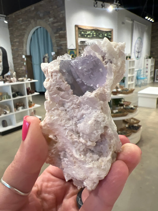 Kunzite Specimen with Cleavelandite, Lepidolite And Calcite