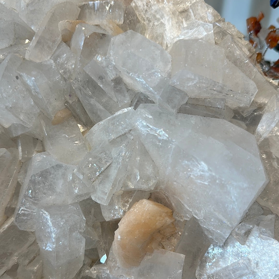 Apophyllite Cluster With Stand