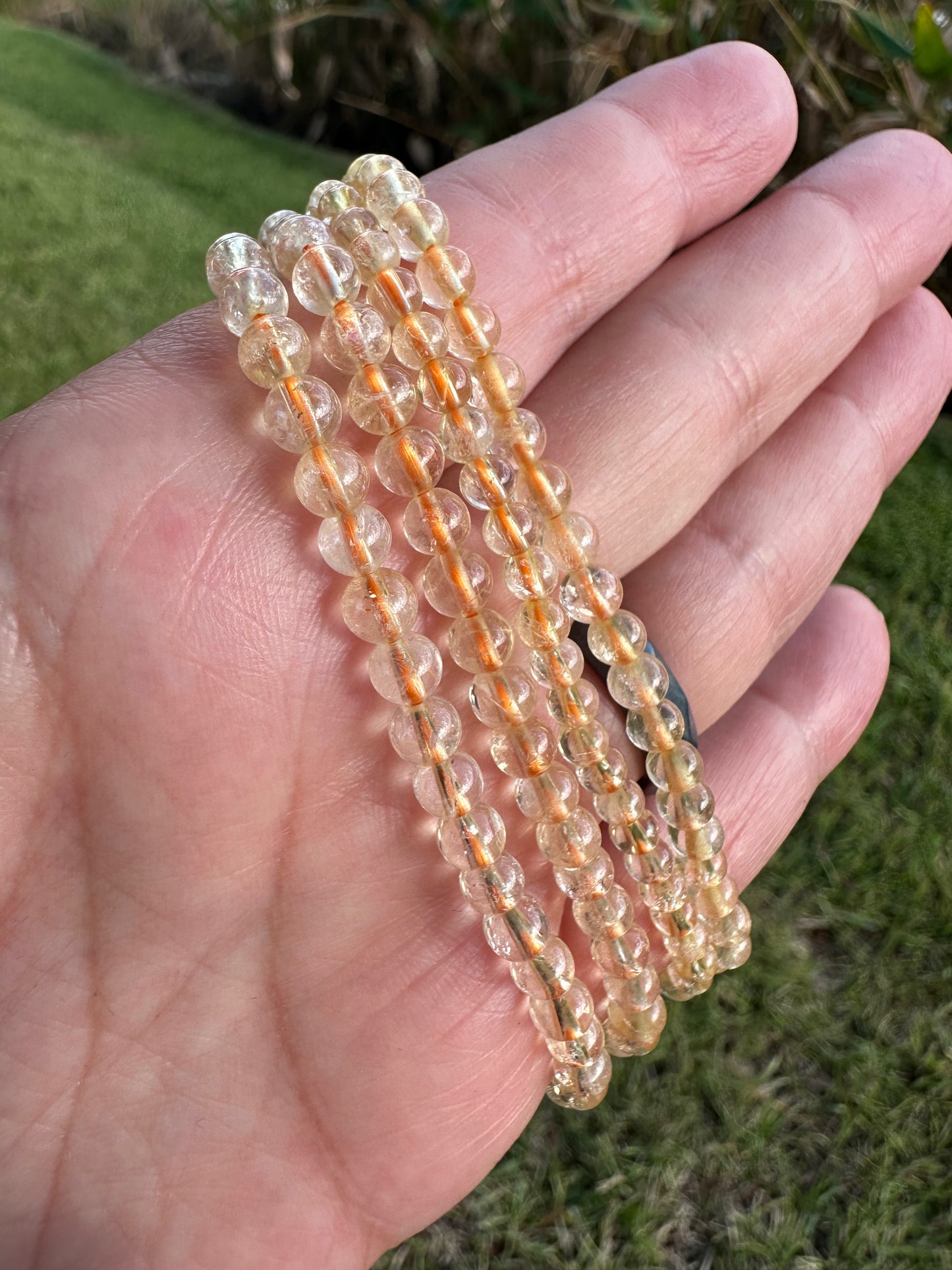 Golden Rutile Quartz Bracelet 8mm
