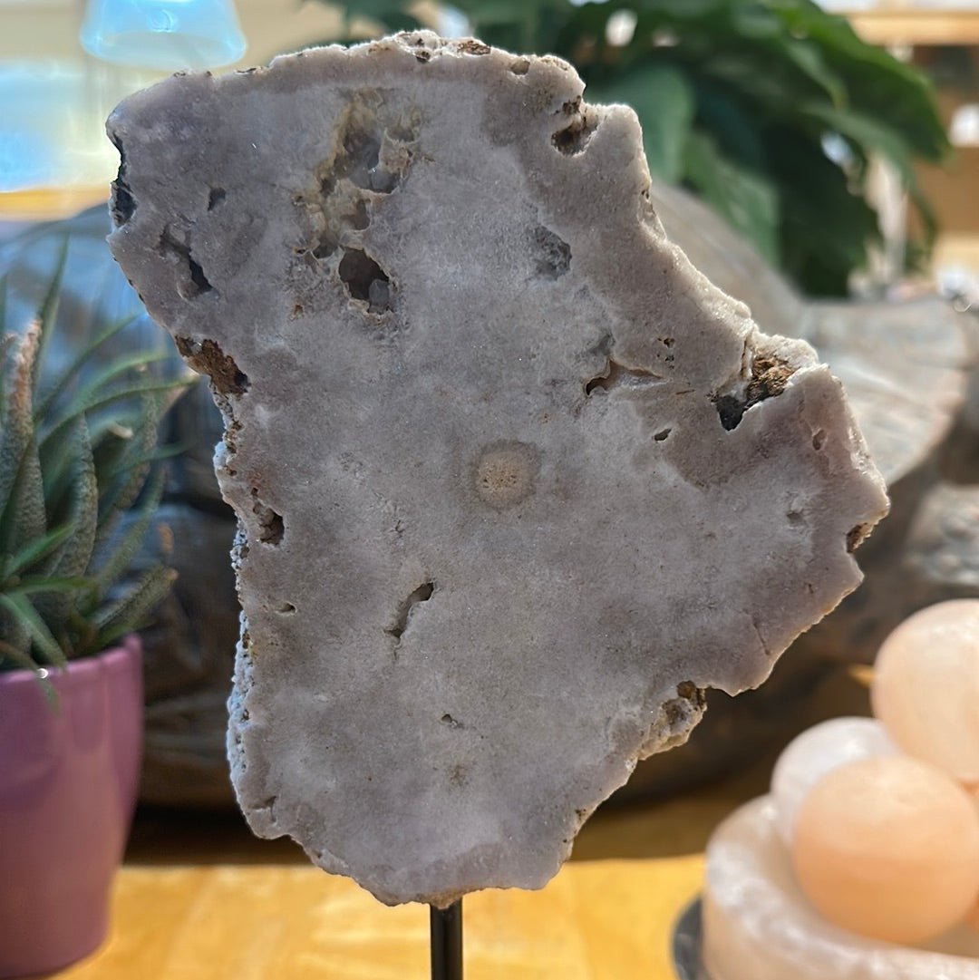 Pink Amethyst on Custom Stand - #39
