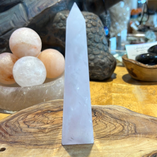 Rose Quartz Obelisk