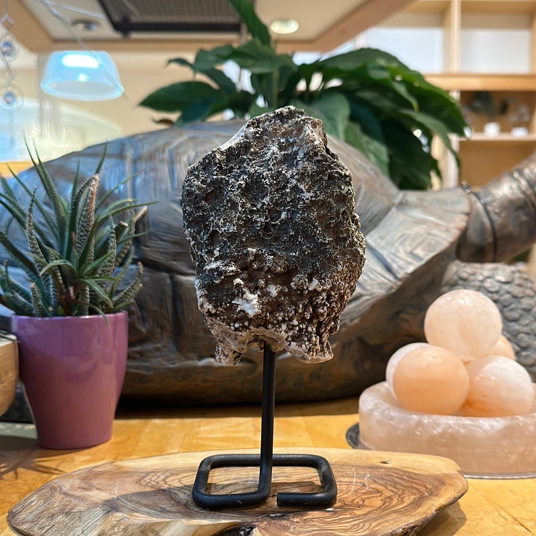Pink Amethyst on Custom Stand - #11