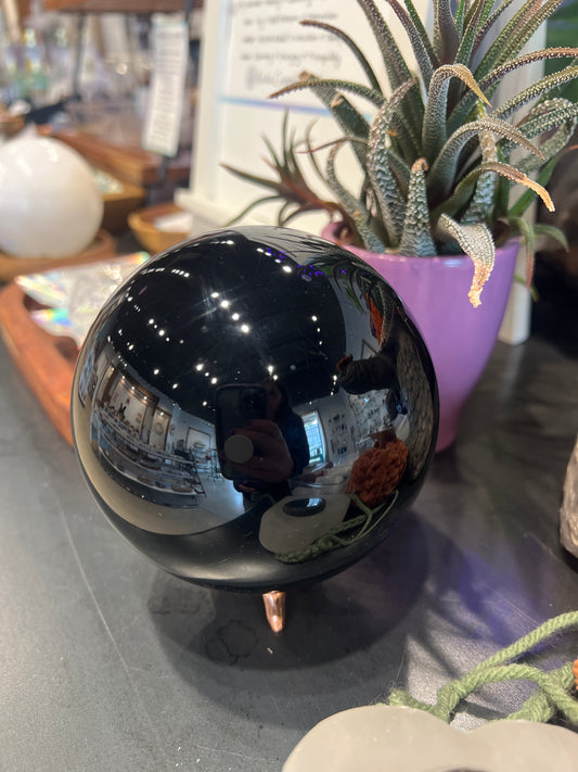 Black Obsidian Scrying Sphere