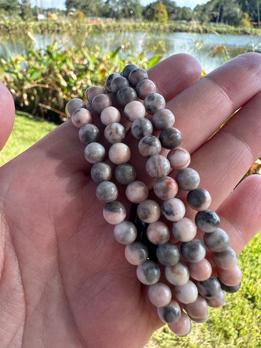 Pink Zebra Jasper Bracelet