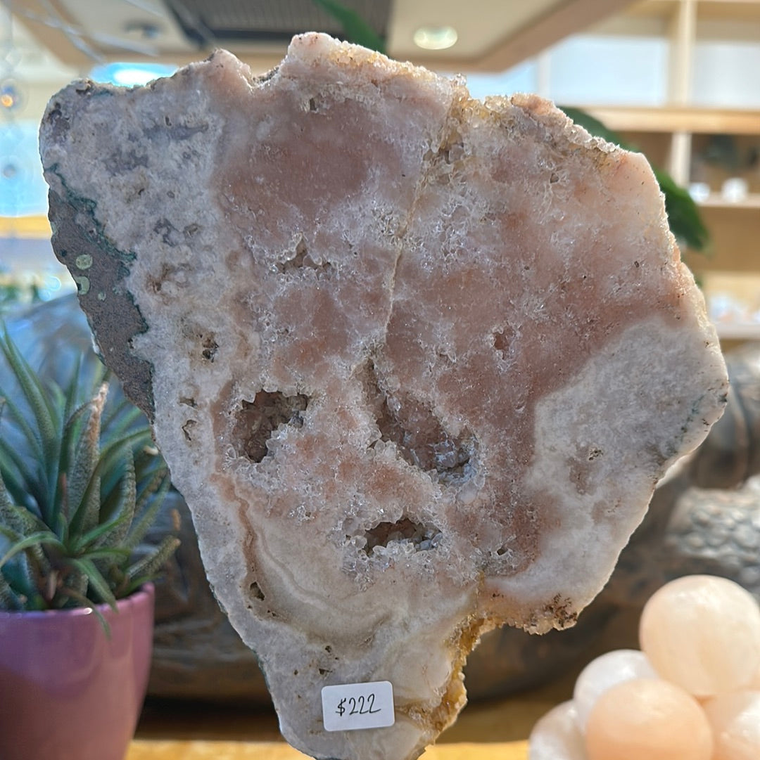 Pink Amethyst on Custom Stand - #36
