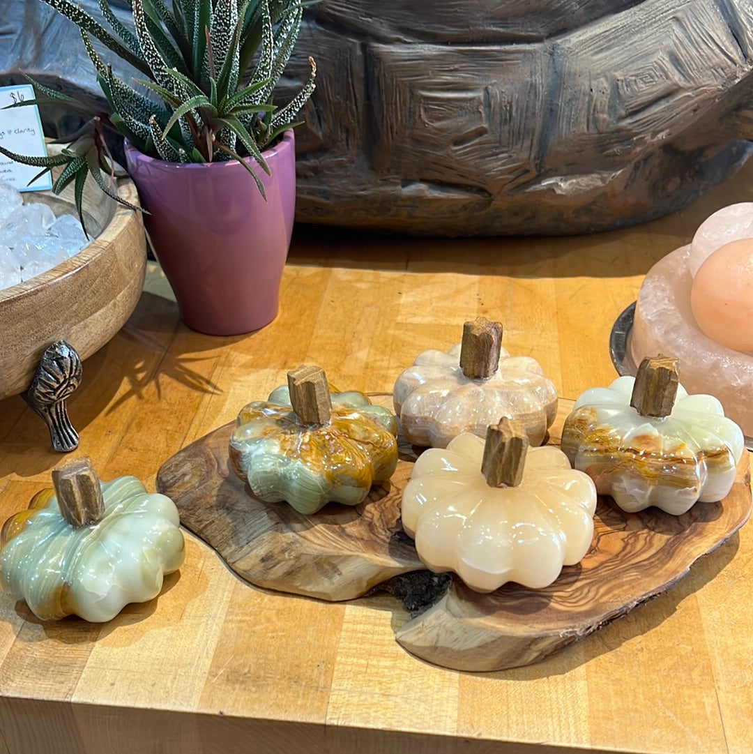 Onyx Pumpkin Carvings From Mexico