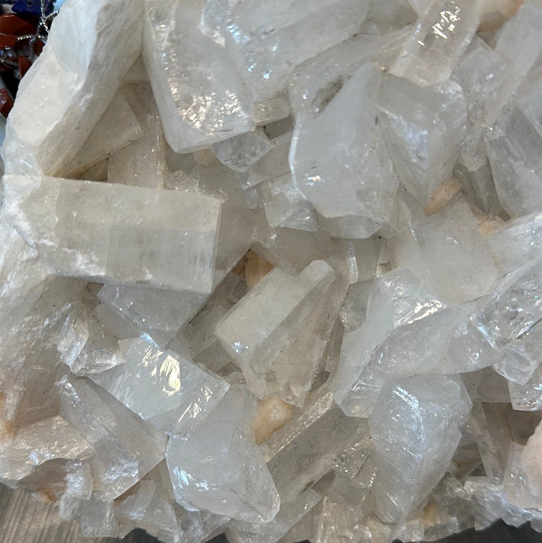 Apophyllite Cluster With Stand