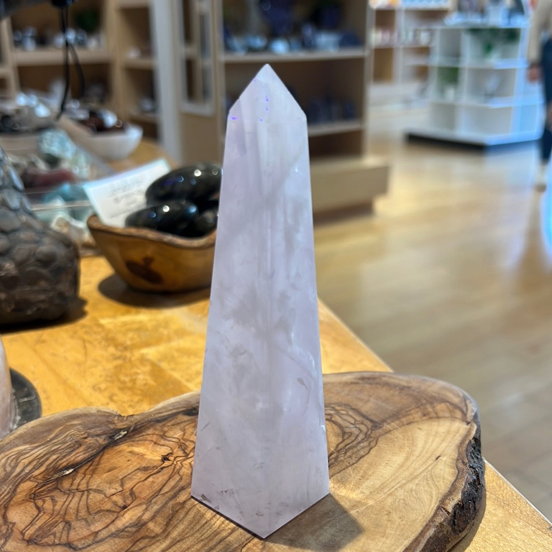 Rose Quartz Obelisk