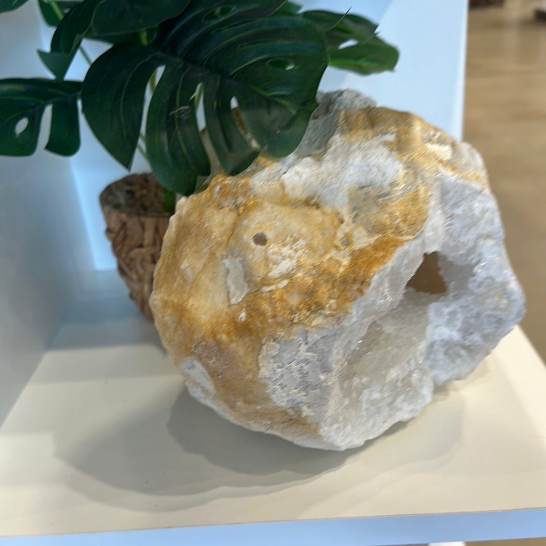 Clear Quartz Geode - Moroccan