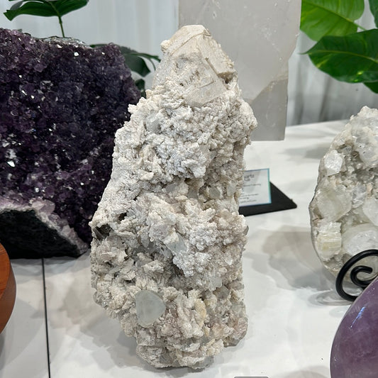 Extremely Rare Topaz Cluster with Smoky Quartz, Quartz, and Lepidolite - Balochistan, Pakistan