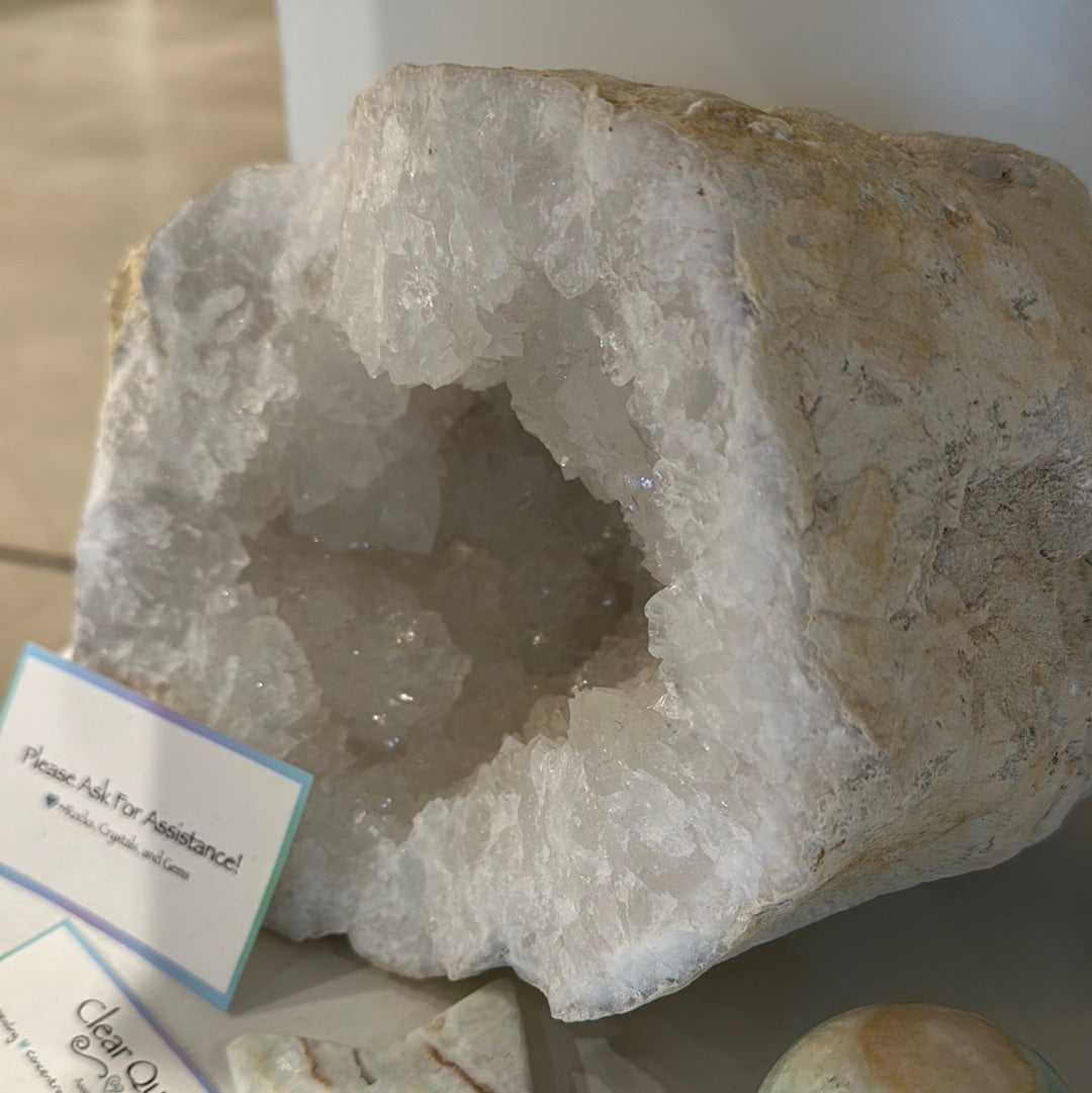 Clear Quartz Geode - Moroccan