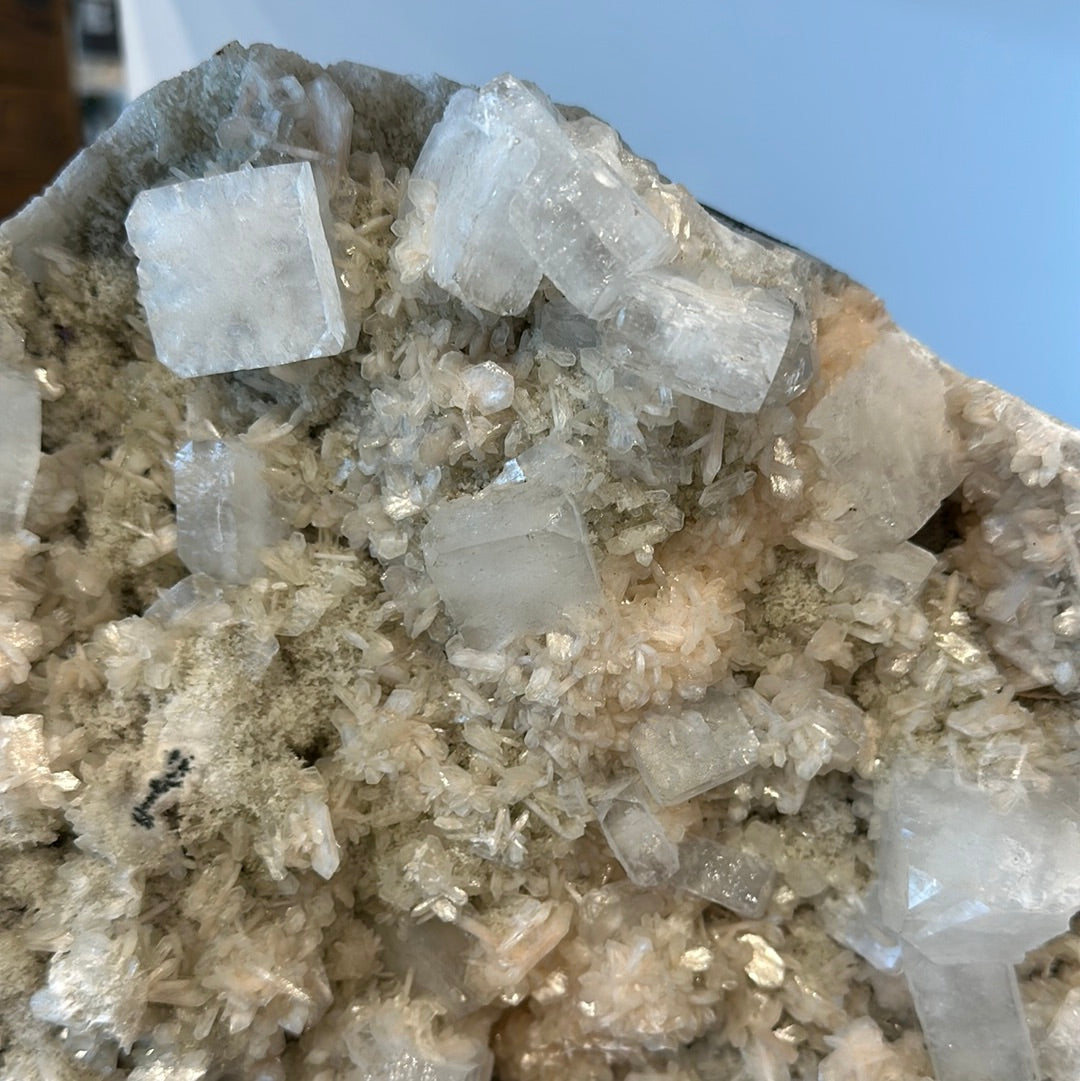 Apophyllite Cluster on Stand