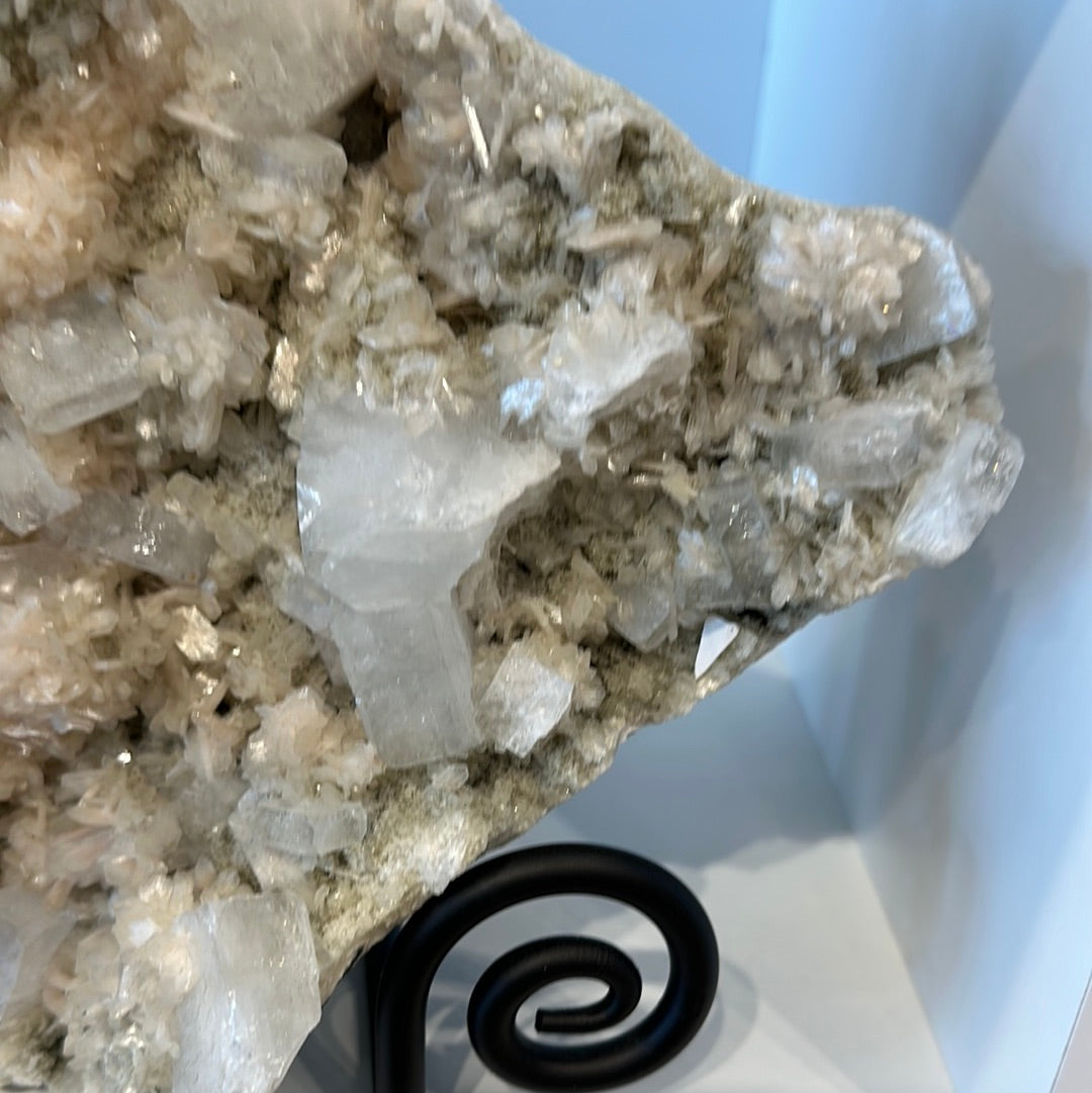 Apophyllite Cluster on Stand