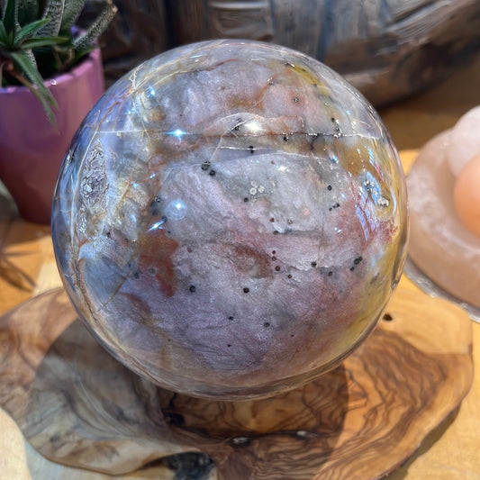 Purple Chalcedony Sphere