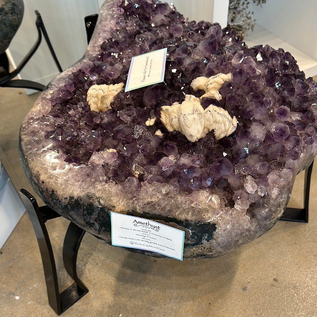 Amethyst on Custom Stand - Brazil