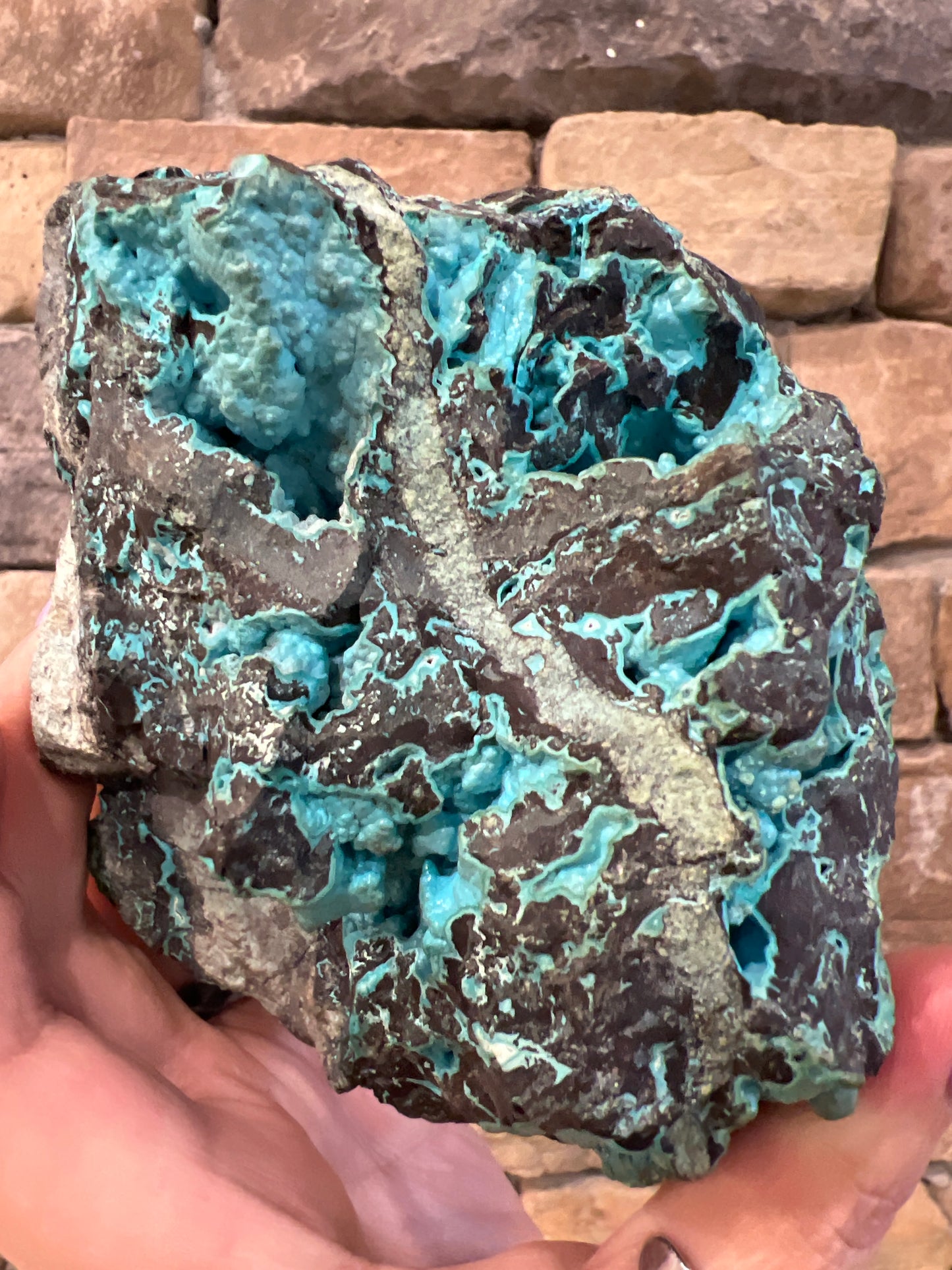 Raw Chrysocolla Display Piece