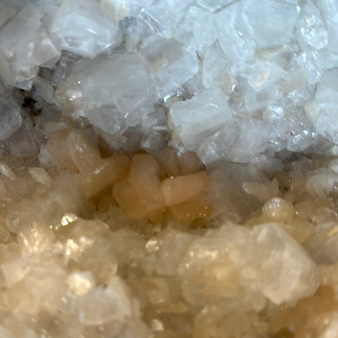 Apophyllite Cluster - Half Geode