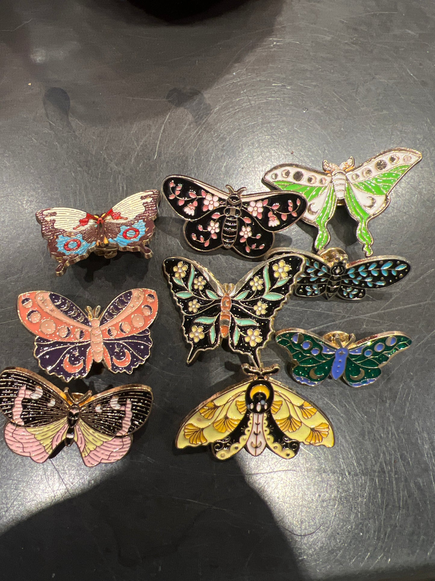 Large Butterfly Enamel Pin