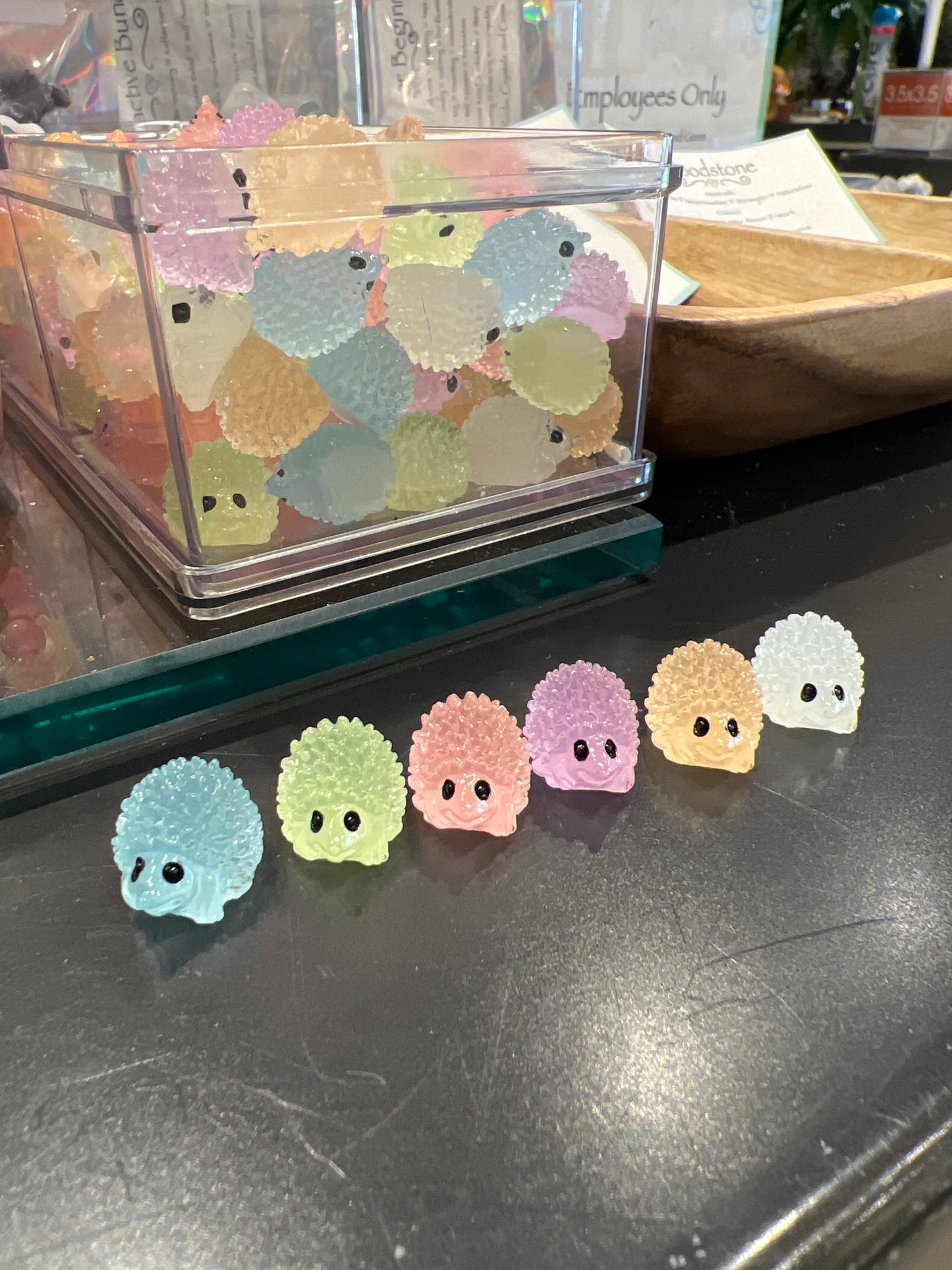 Mini Resin Hedgehog