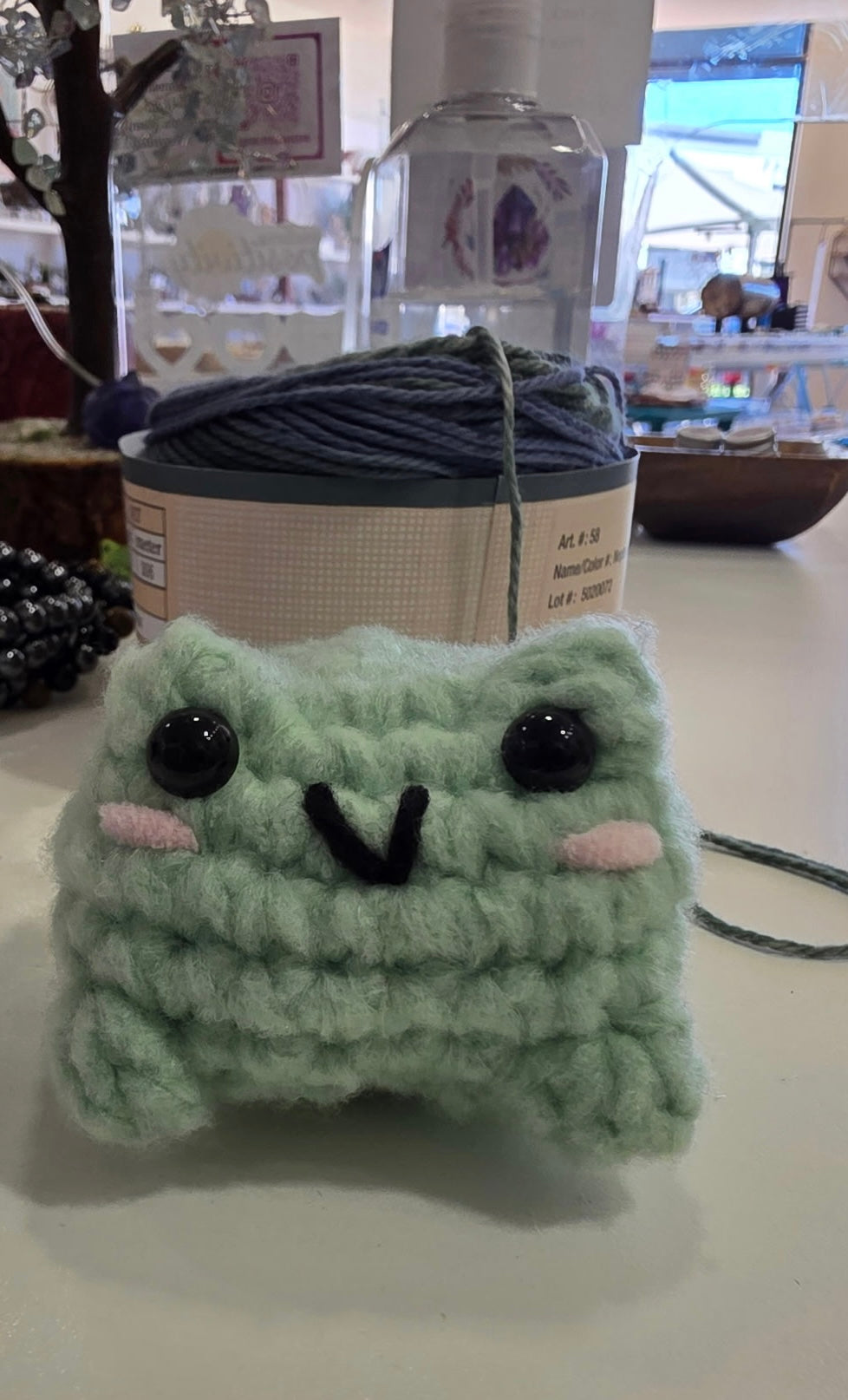 Handmade Crochet Chonk Frog