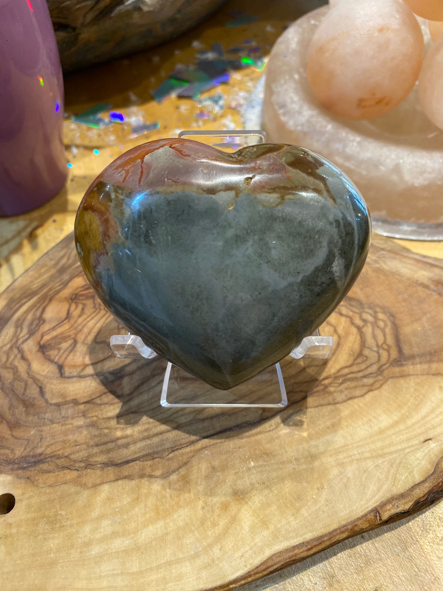 Polychrome Jasper Heart