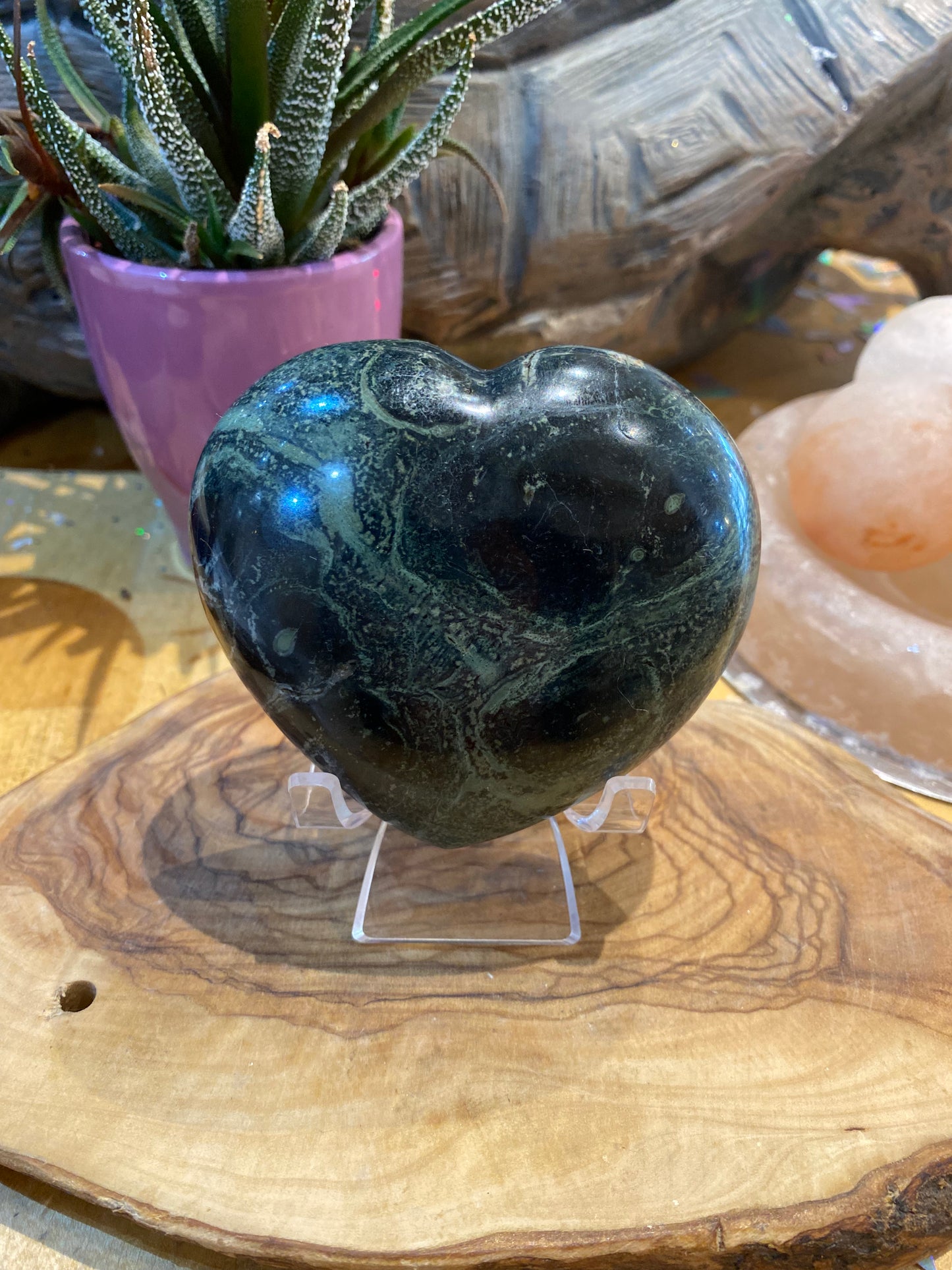 Kambaba Jasper Heart