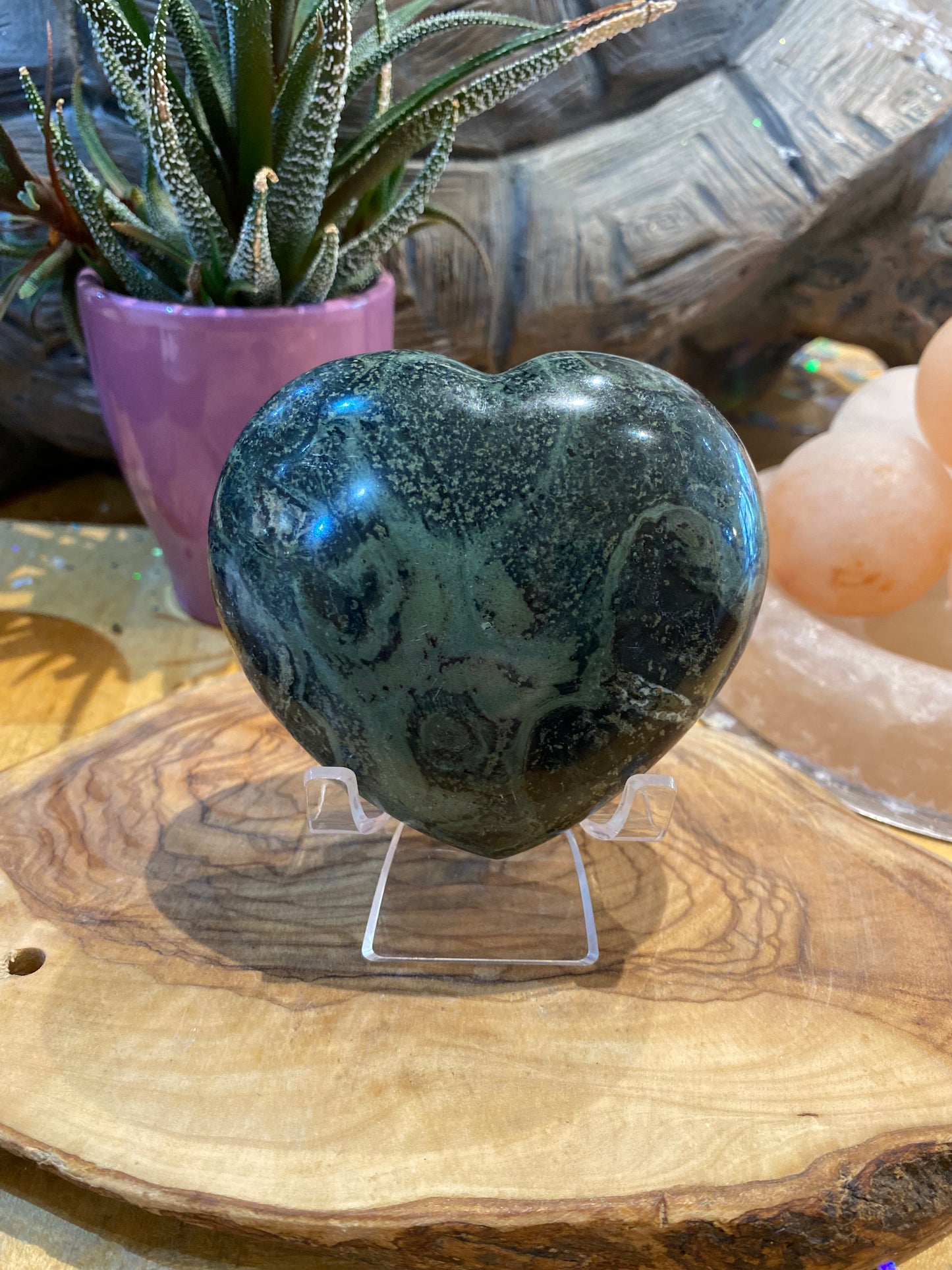 Kambaba Jasper Heart
