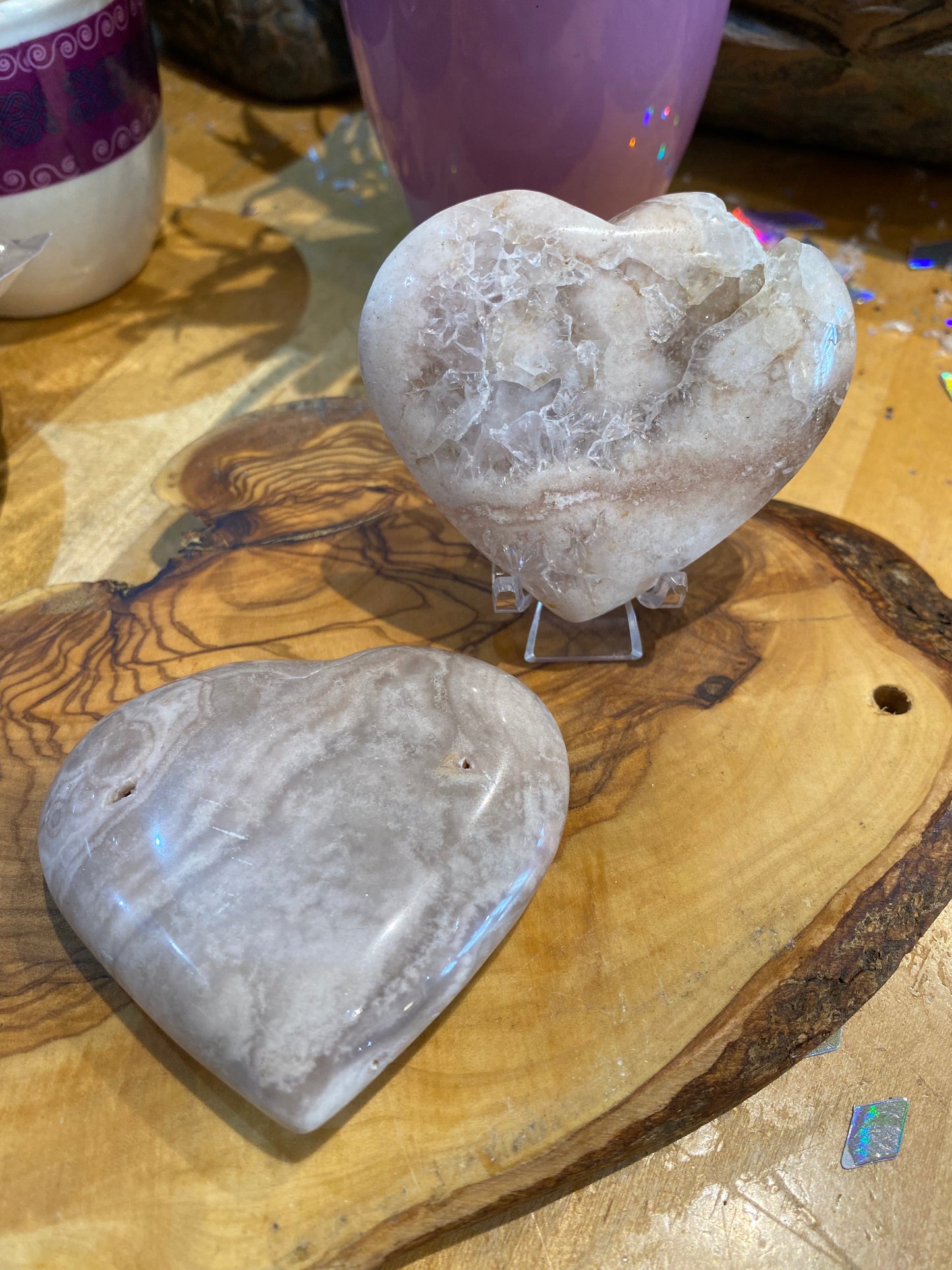 Pink Amethyst Heart